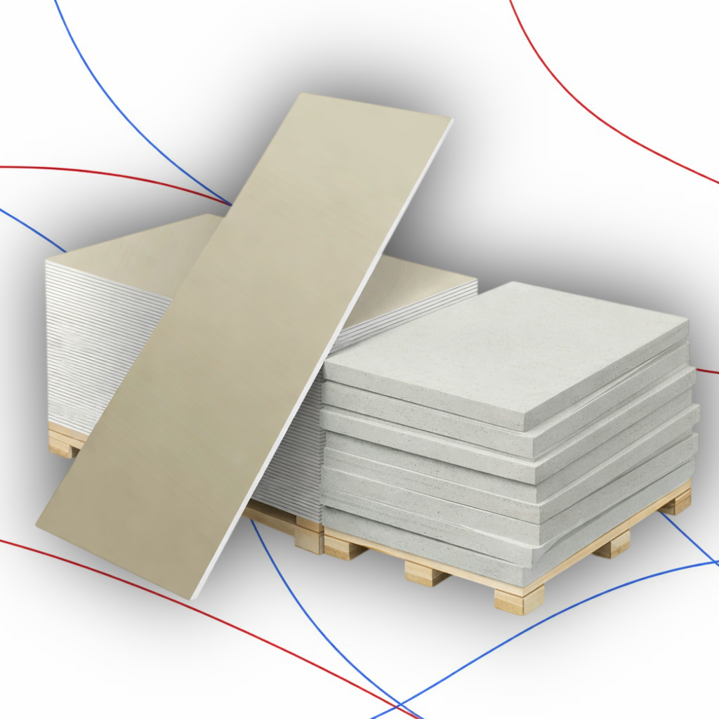 Пазогребневые плиты и ГКЛ