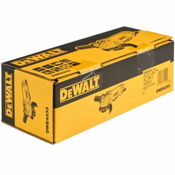 Угловая шлифмашина DEWALT DWE4233, 1400 Вт, 125 мм, 11500 об/мин