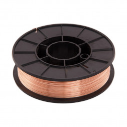 Проволока сварочная, СВ08Г2С-О, d=0,8 мм, стальная, омедненная (5 кг) АЭМЗ