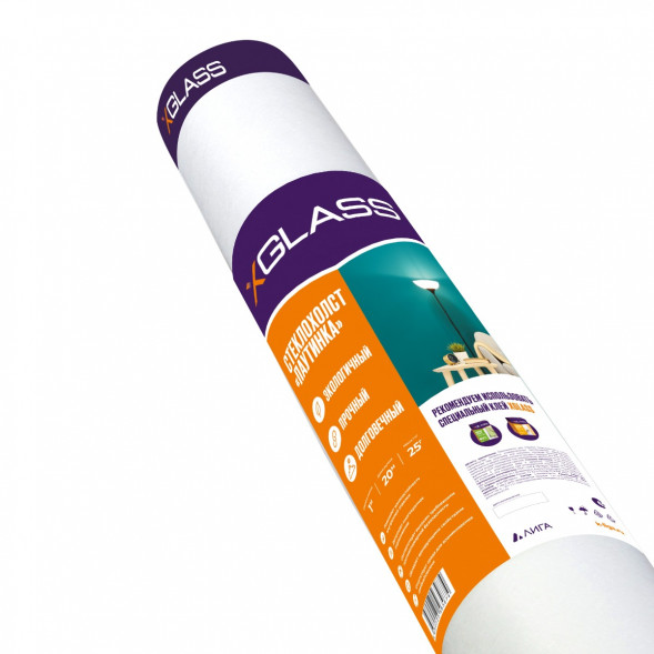 Стеклохолст Xglass Паутинка 40 г/м2, 1 м х 20 м