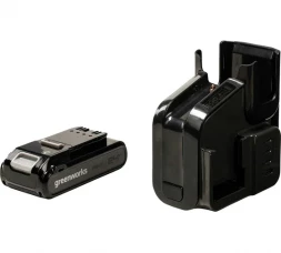  Пылесос беспроводной вертикальный аккумуляторный Greenworks 24В G24SVK4 с АКБ 4АЧ и ЗУ