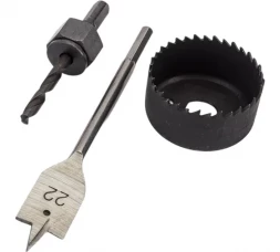 Набор для врезания дверных замков Elitech 1820.082600