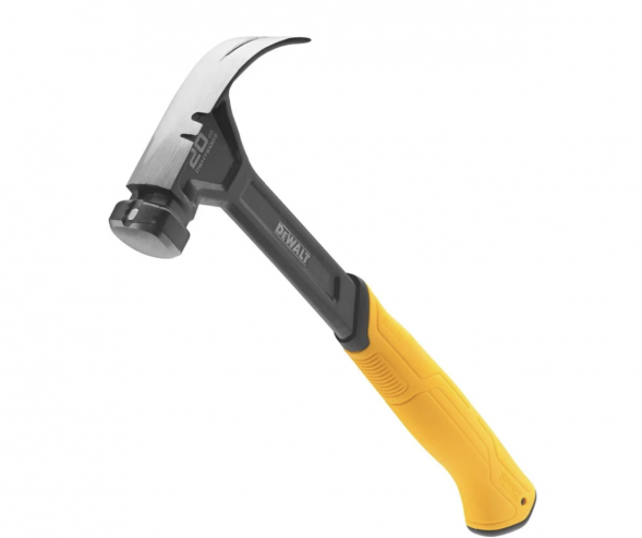 Молоток с закруглённым гвоздодёром Dewalt DWHT51009-0, 567 г 