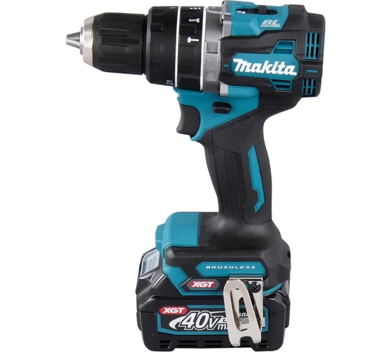 Дрель-шуруповерт ударная аккумуляторная Makita XGT BL/XPT 40В, 0-2200 об\мин;33000уд\м, 13 HP002GD201