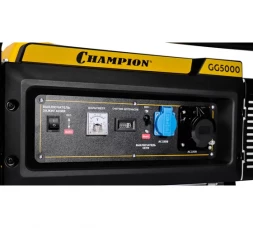 Генератор Champion GG5000 (5/5,5кВт OHV лс 25л кг л/ч) 