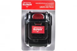 Аккумулятор (14.4 В; 4 А*ч; Li-Ion) Elitech 1820.067500