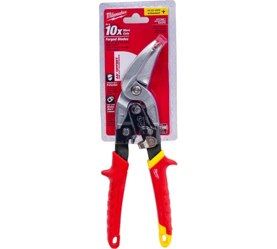 Ножницы по металлу Milwaukee 45 градусов, прямой рез