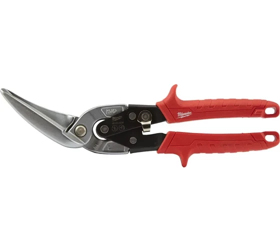 Длинные скошенные ножницы по металлу Milwaukee