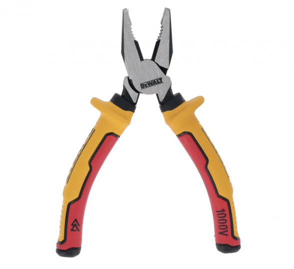 Набор плоскогубцев и кусачек Dewalt DWHT82811-0 с токоизолирующими рукоятками: плоскогубцы + длинногубцы + кусачки 