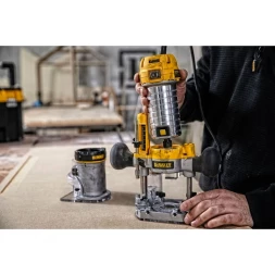 Вертикальный фрезер DEWALT D26204K, 900 Вт, 27000 об/мин, 55 мм, в кейсе 