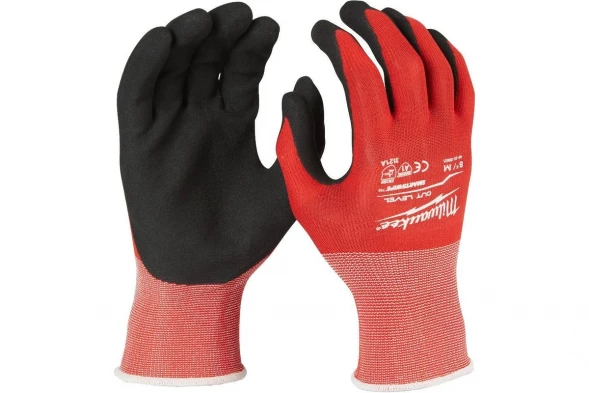 Перчатки с защитой от порезов Milwaukee, уровень 1/А, размер XL/10
