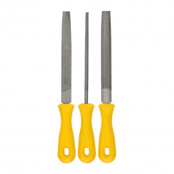 Набор напильников Biber 85307 Мастер, 250 мм (3 шт.)