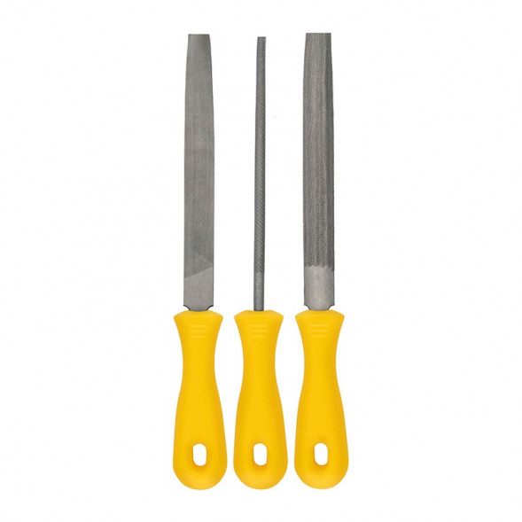 Набор напильников Biber 85307 Мастер, 250 мм (3 шт.)