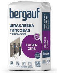 Шпаклевка гипсовая универсальная Bergauf Fugen Gips, 25 кг