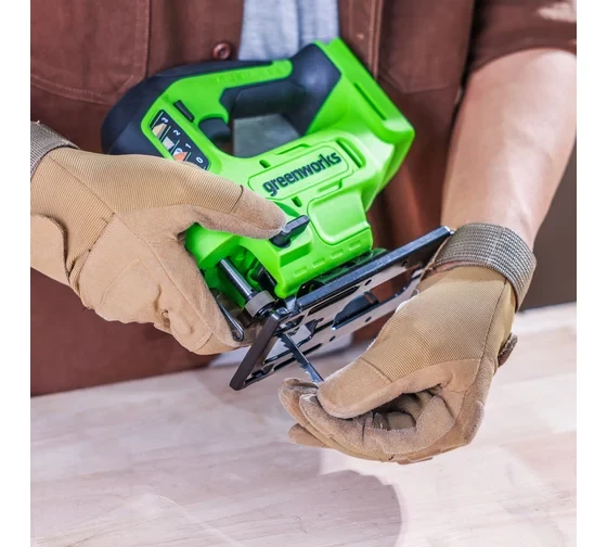 Лобзик аккумуляторный бесщеточный Greenworks GD24JS90