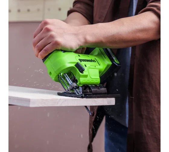 Лобзик аккумуляторный бесщеточный Greenworks GD24JS90