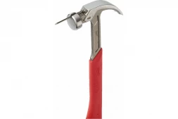 Молоток стальной Milwaukee с закругленным гвоздодером 16 унций, 450 г 