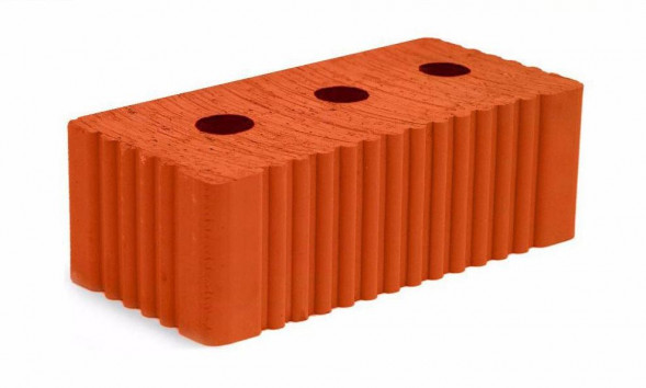 Кирпич полнотелый полуторный (1,4 NF) с тех.пустотами М-150 MSTERA