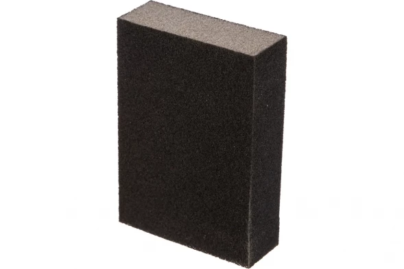 Губка шлифовальная Biber 70677 четырехсторонняя Р220 100х70х25