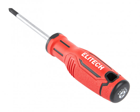 Отвертка PH1X75мм Elitech 211202