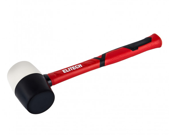 Киянка Elitech 620301, черная/белая, 450гр 