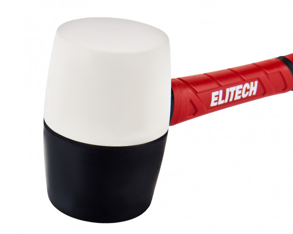 Киянка Elitech 620301, черная/белая, 450гр 