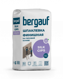 Шпаклевка  финишная на гипсовой основе Bergauf Silk Gips, 18 кг