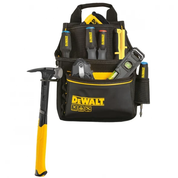Профессиональная сумка DEWALT DWST40101 для инструмента с поясом и скобой для молотка