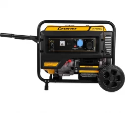 Генератор Champion GG7001EW (6,8/7,5кВт OHV 17лс 25л 88кг эл.старт колеса)