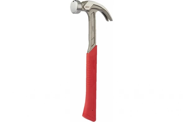 Молоток стальной Milwaukee с закругленным гвоздодером 20 унций, 570 г