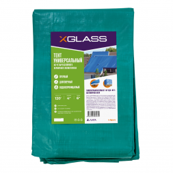Тент полиэтиленовый Xglass 120, 4х6 м, 120 гр/м2