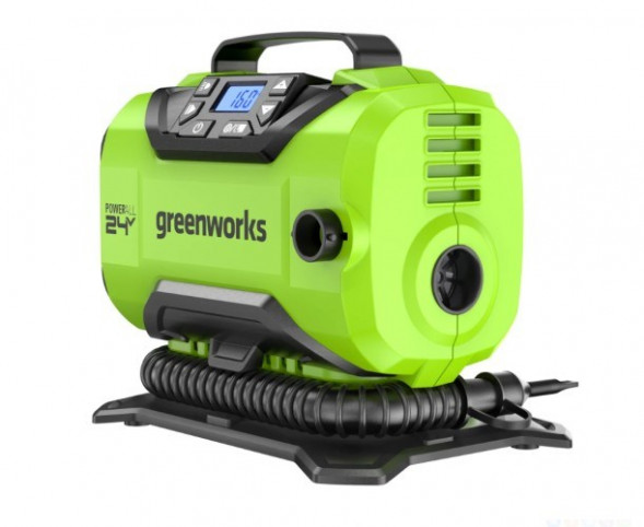 Компрессор автомобильный аккумуляторный Greenworks без АКБ и ЗУ