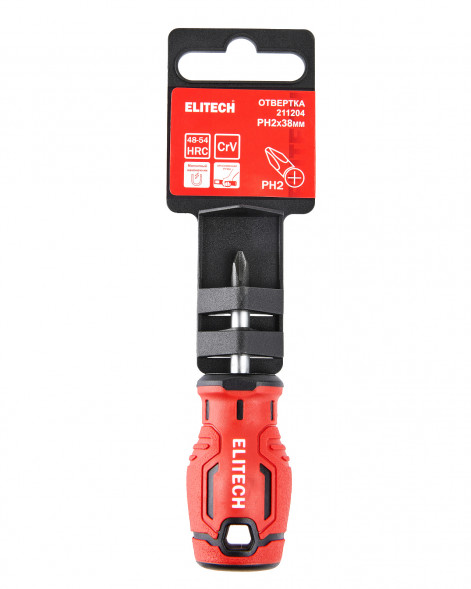 Отвертка PH2X38мм Elitech 211204