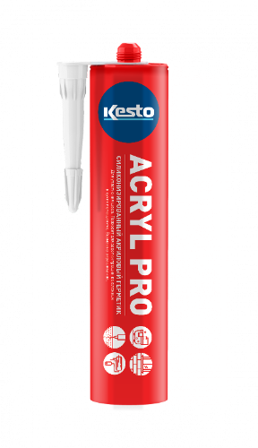 Акриловый герметик Acryl Pro Kesto, 310 мл 