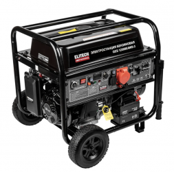 Генератор бензиновый Elitech HD GES12500EAWS-3 (380В, 10кВт)