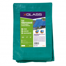 Тент полиэтиленовый Xglass 120, 4х8 м, 120 гр/м2