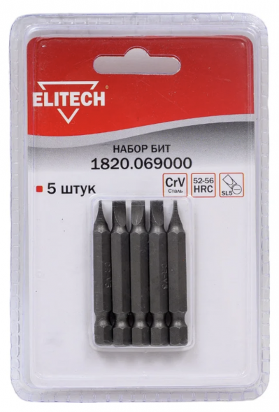 Набор бит Elitech 1820.069000 