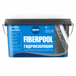 Гидроизоляционная мастика Kesto Fiberpool 7 кг