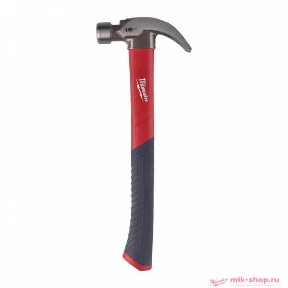 Молоток Milwaukee с рукояткой из стекловолокна, 16 унций, 450 г 
