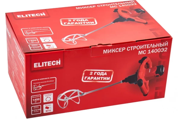 Миксер Elitech МС 1400Э2 (E2208.016.01)