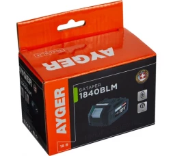 Аккумуляторная литий-ионная батарея AYGER 1840BLM, 4.0 Ач 