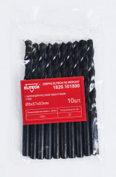 Сверло по металлу (6х57х93 мм; HSS; 10 шт) ELITECH 1820.101800