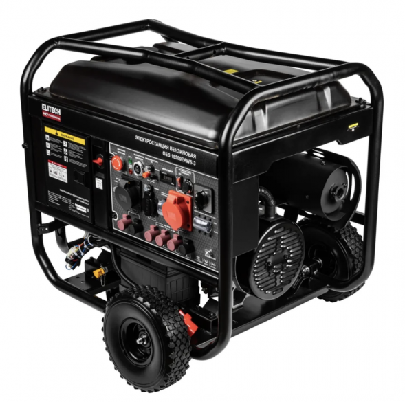 Генератор бензиновый Elitech HD GES25000EAWS-3 (380В, 19кВт)