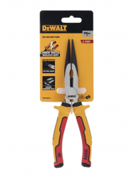 Плоскогубцы Dewalt DWHT82804-0 с удлиненными губками и токоизолирующими рукоятками, 20 см 