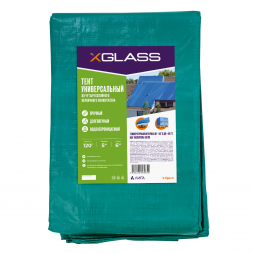 Тент полиэтиленовый Xglass 120, 5х6 м, 120 гр/м2