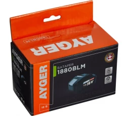 Аккумуляторная литий-ионная батарея AYGER 1880BLM, 8.0 Ач 