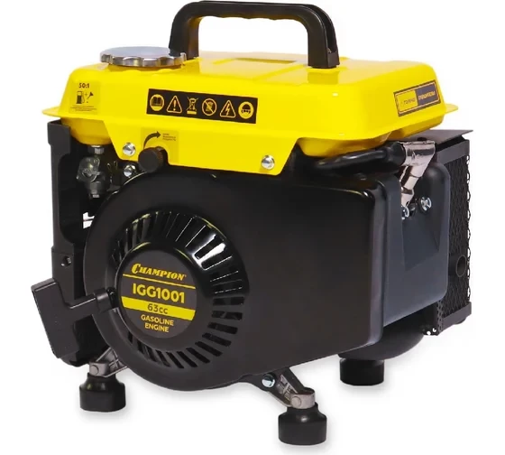 Генератор Champion IGG1001 (1/1.1кВт 1.86 л.с., 2Т, 2.2 л, 12В, 11.8 кг) 