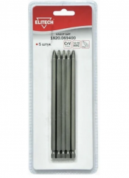 Набор бит 5 шт. Elitech 1820.069400