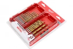 Сверла по металлу Milwaukee RedHEX HSS-TiN набор 19 ед. (2-10 мм) GEN II 