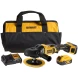  Полировальная машина аккумуляторная DEWALT DCM849P2, 18 В, 2200 об/мин, с 2 АКБ 5 Ач и ЗУ, в сумке (DCM849P2-QW)